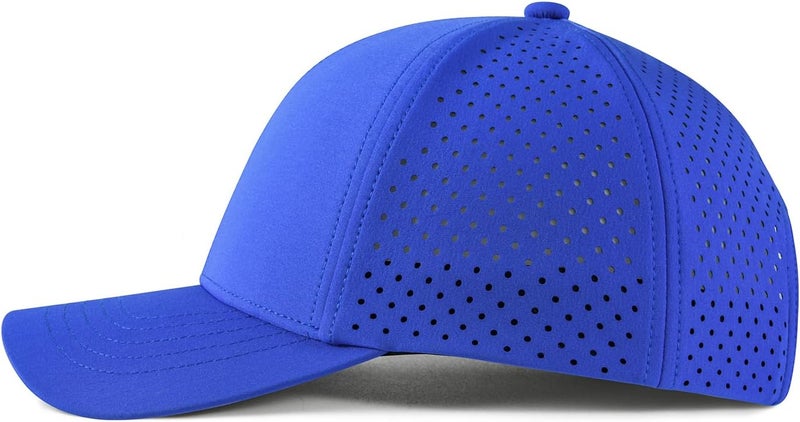 VOBOOM Men Quick Dry Baseball Cap Laser Cut Mesh Ball Curved Brim Snapback Hat - Image 2